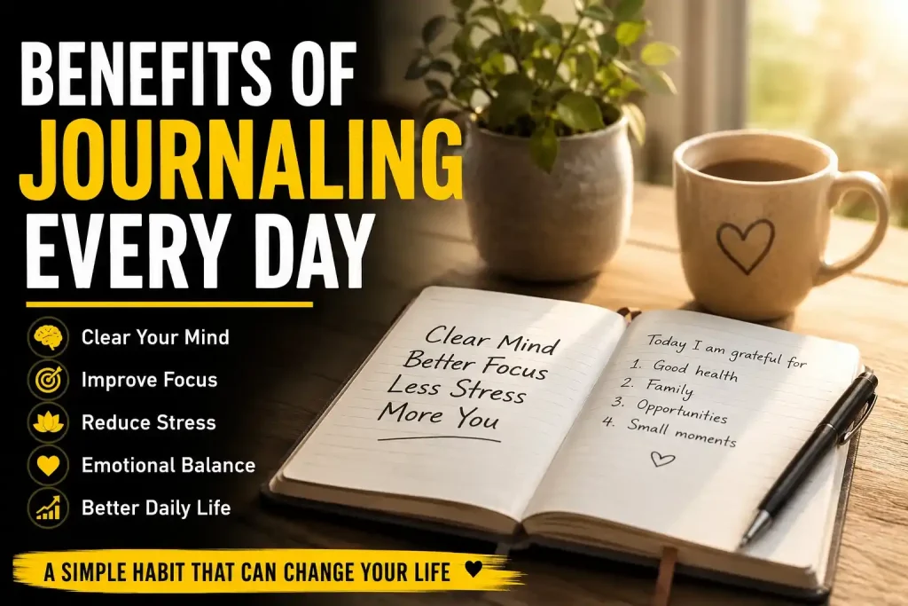 Benefits of journaling every day