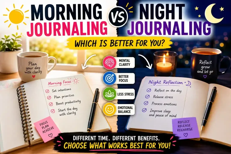 Morning vs Night Journaling