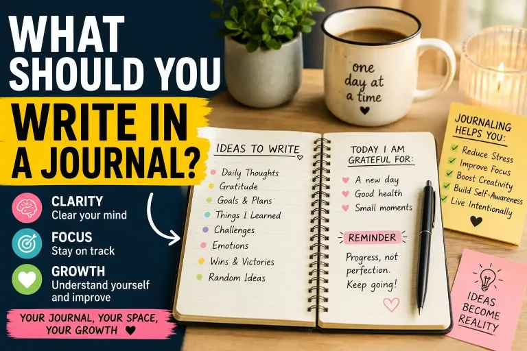 What Should You Write in a Journal? Simple Journaling Ideas for Beginners