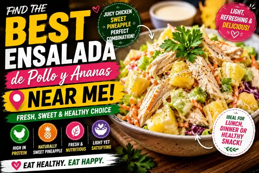 Best Ensalada de Pollo y Ananas Near Me
