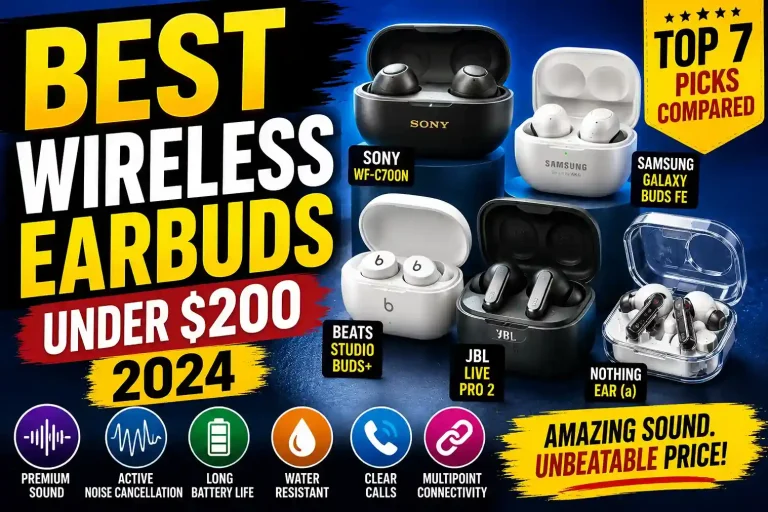 Best Wireless Earbuds Under 200 Dollars 2024