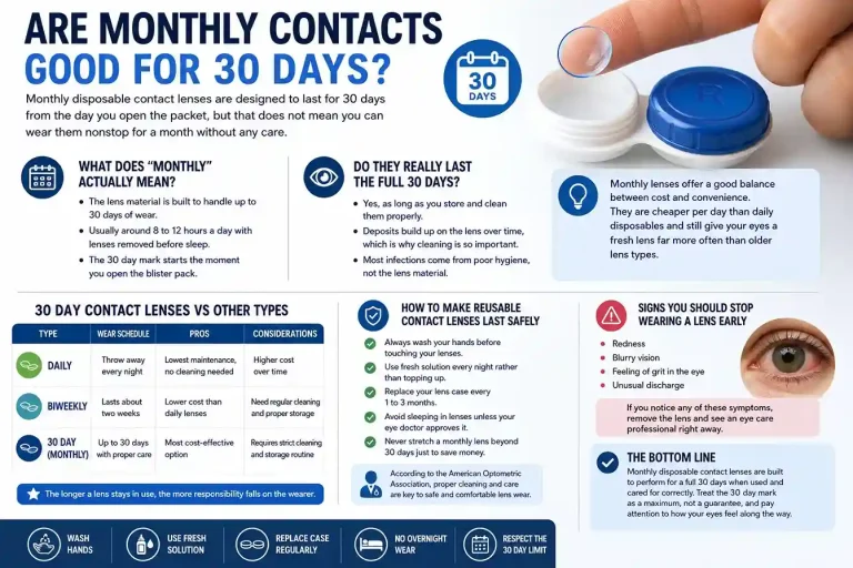 Are Monthly Contacts Good for 30 Days