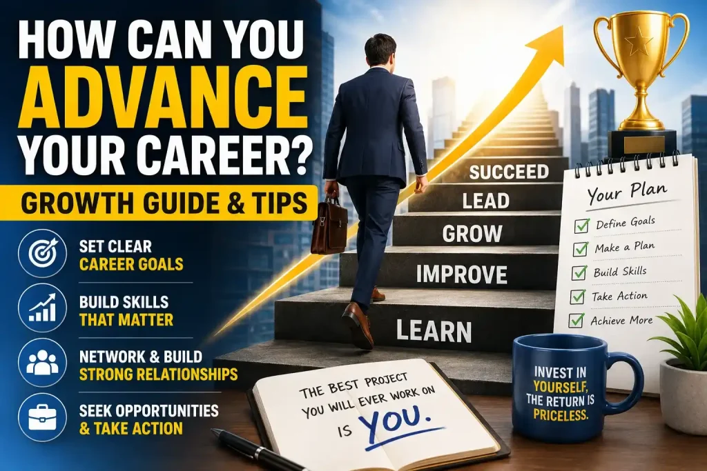 Career growth and success journey