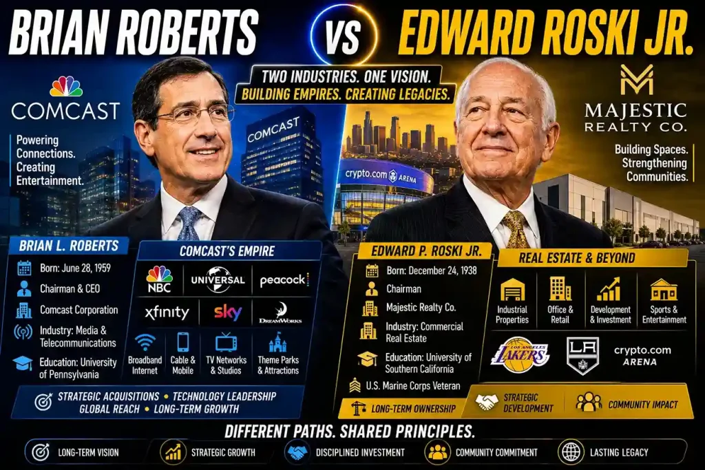 Brian Roberts and Edward Roski Jr