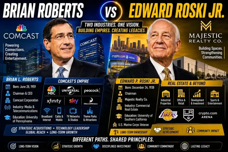Brian Roberts and Edward Roski Jr